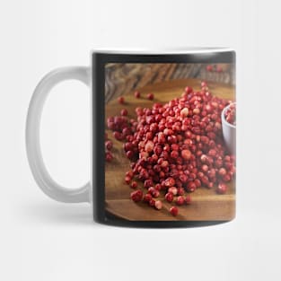 Wild strawberries in closeup Mug